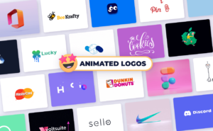 Mobile-friendly animated logo design for fast loading and clear visuals.