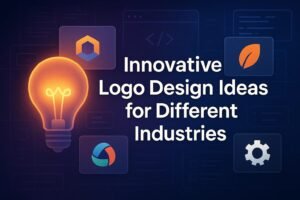 Smart logo ideas designed for different industries with unique styles.