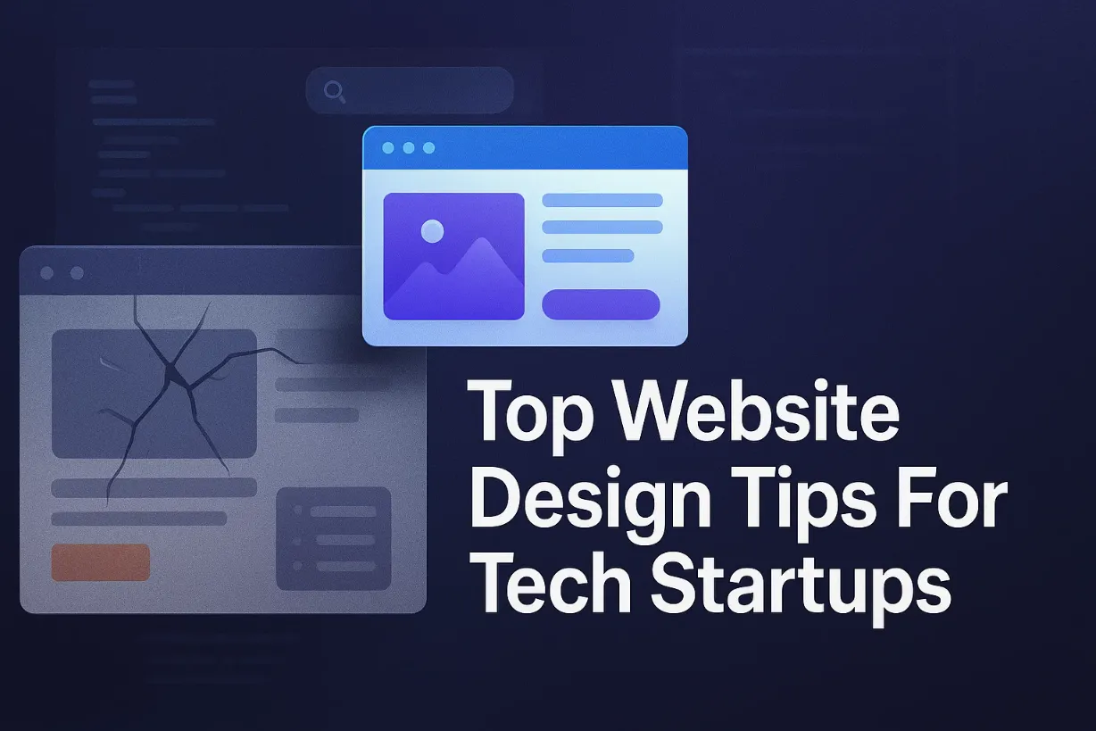 Smart web design tips every growing tech startup needs.
