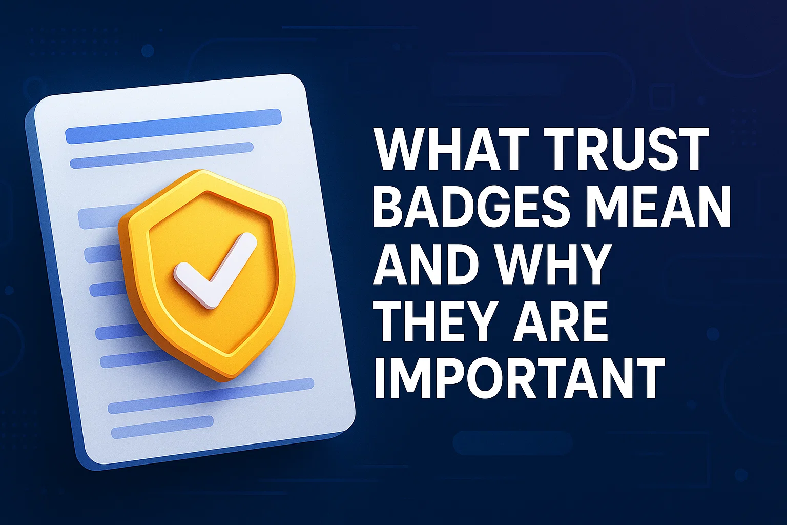 what trust badges mean and why they are important