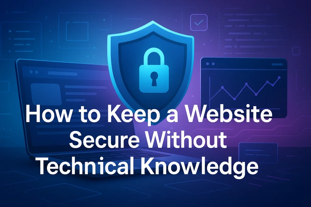 Easy ways to keep a website secure without technical knowledge.