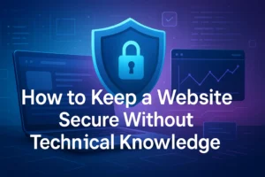 Easy ways to keep a website secure without technical knowledge.