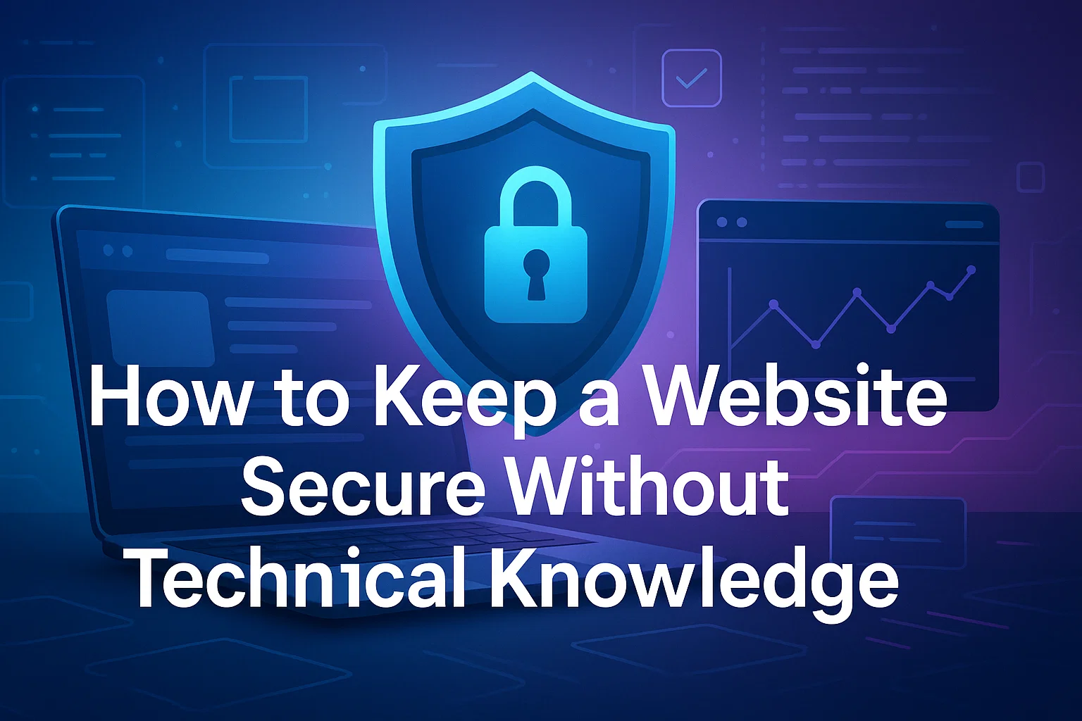 Easy ways to keep a website secure without technical knowledge.