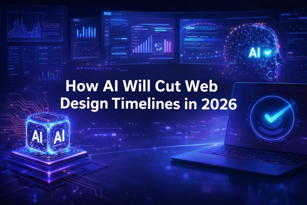 How AI will cut web design timelines in 2026 for faster growth.