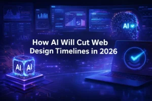 How AI will cut web design timelines in 2026 for faster growth.