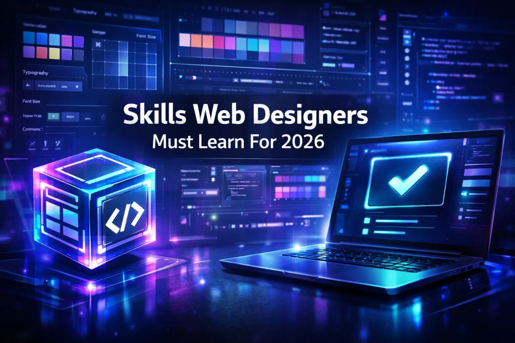 Key skills web designers must learn for 2026 to succeed.