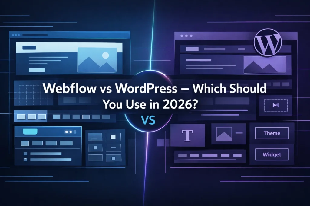 Webflow vs wordpress - Which platform grows your business?