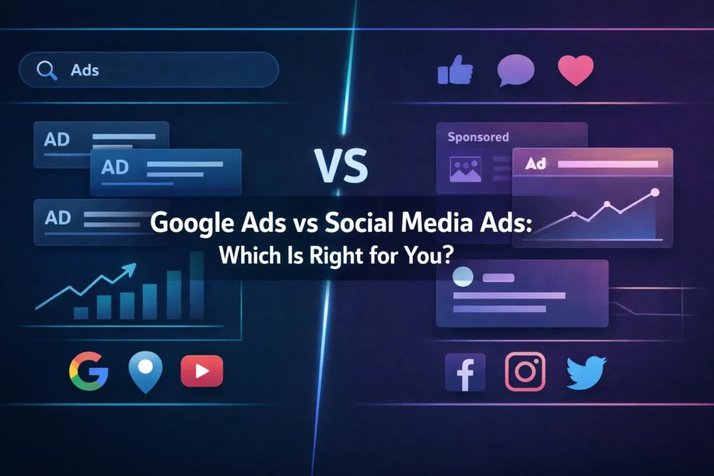 Google Ads vs Social Media Ads: What’s better for your business?