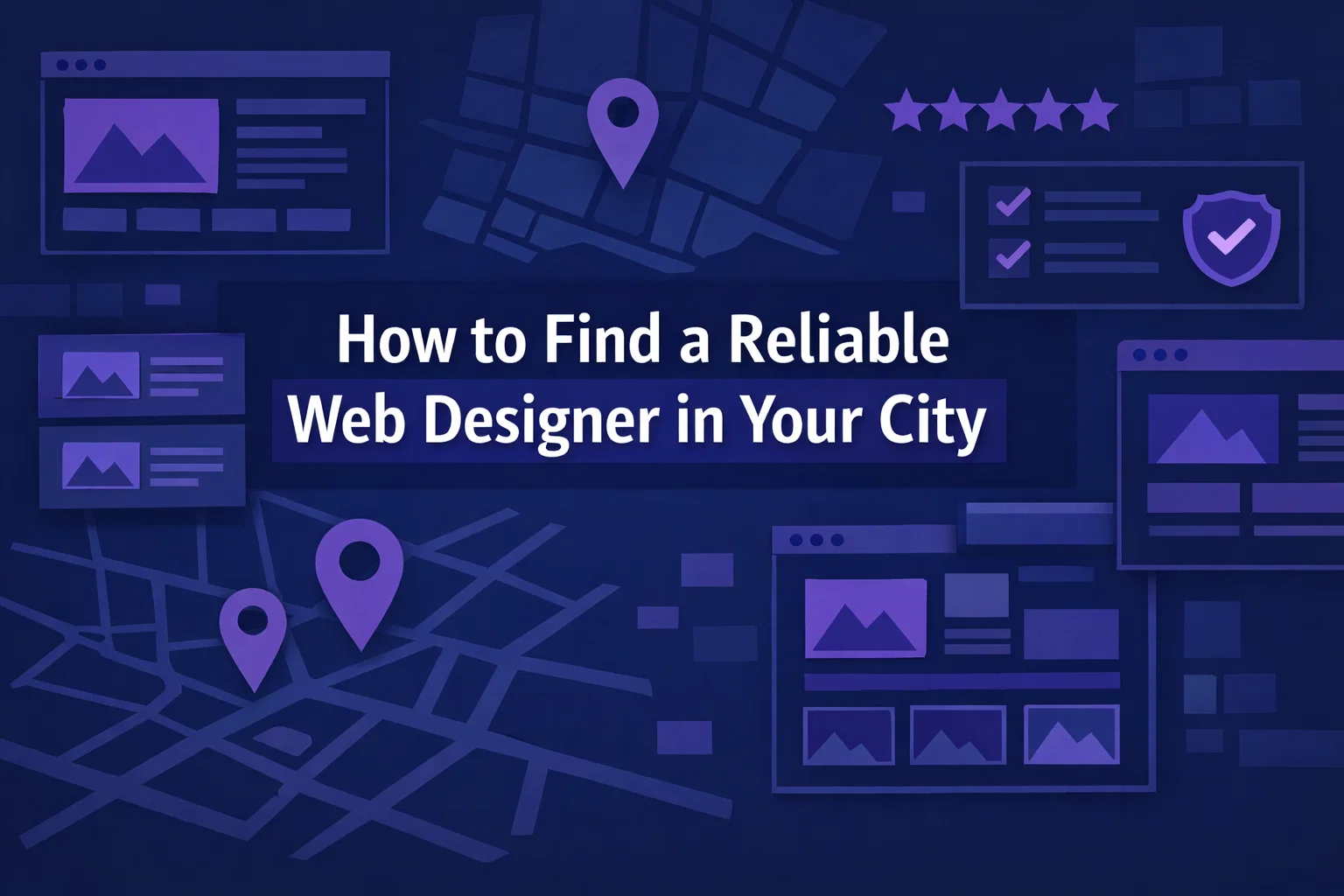 Tips on how to find a reliable Web Designer in your City.