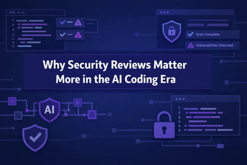 Learn why security reviews matter more in the AI coding era.